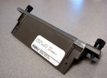 ABB IMBLK01 Blank Faceplate front view in original packaging