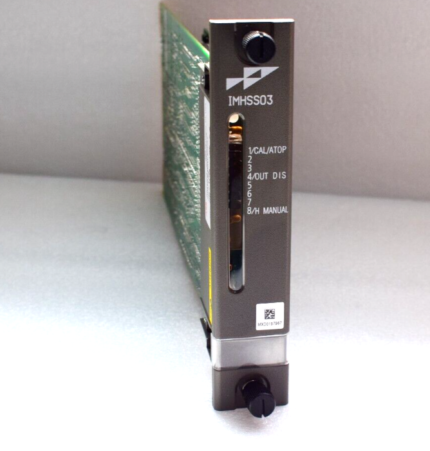 "ABB Harmony Rack I/O System featuring modules like the IMHSS03 Hydraulic Servo and IMFCS01 Frequency Counter for industrial control applications."