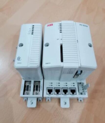 ABB PM851 32-bit PLC controller with Ethernet, PROFIBUS, and Modbus support
