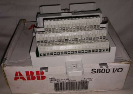 ABB TU843 PLC Module designed for advanced control and monitoring applications in industrial automation systems