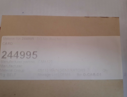 ABB CMA125 3DDE300405 PCB Card – high-performance PCB module for electronic and industrial systems.