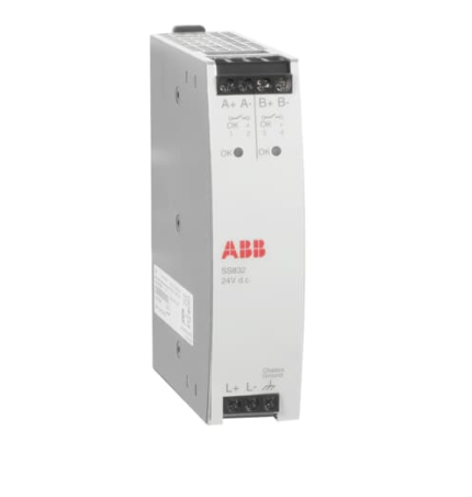 ABB SS832 3BSC610068R1 Power Voting Unit – industrial power management component with clear terminal layout.
