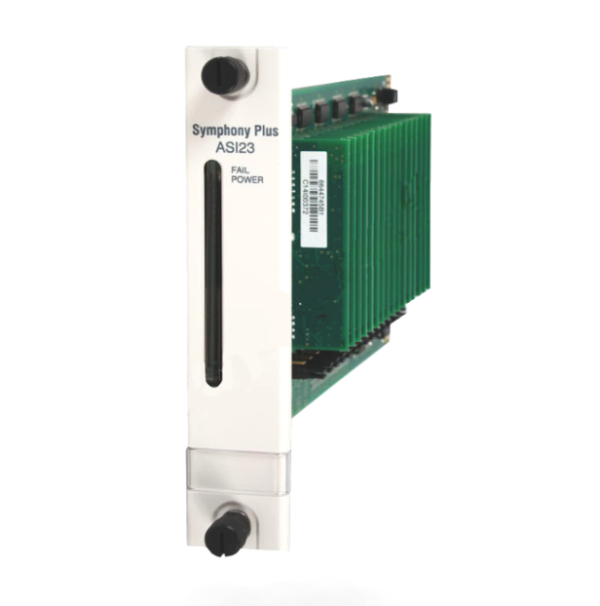 ABB SPASI23 AI Module – 16-channel analog input module supporting thermocouple, RTD, mV, and high-level signal types.