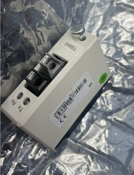 ABB TB842 Modulebus Optical Port enabling high-speed, reliable communication between devices in industrial automation systems.