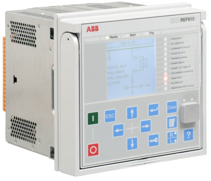 ABB REF611 feeder protection relay for utility substations and industrial systems