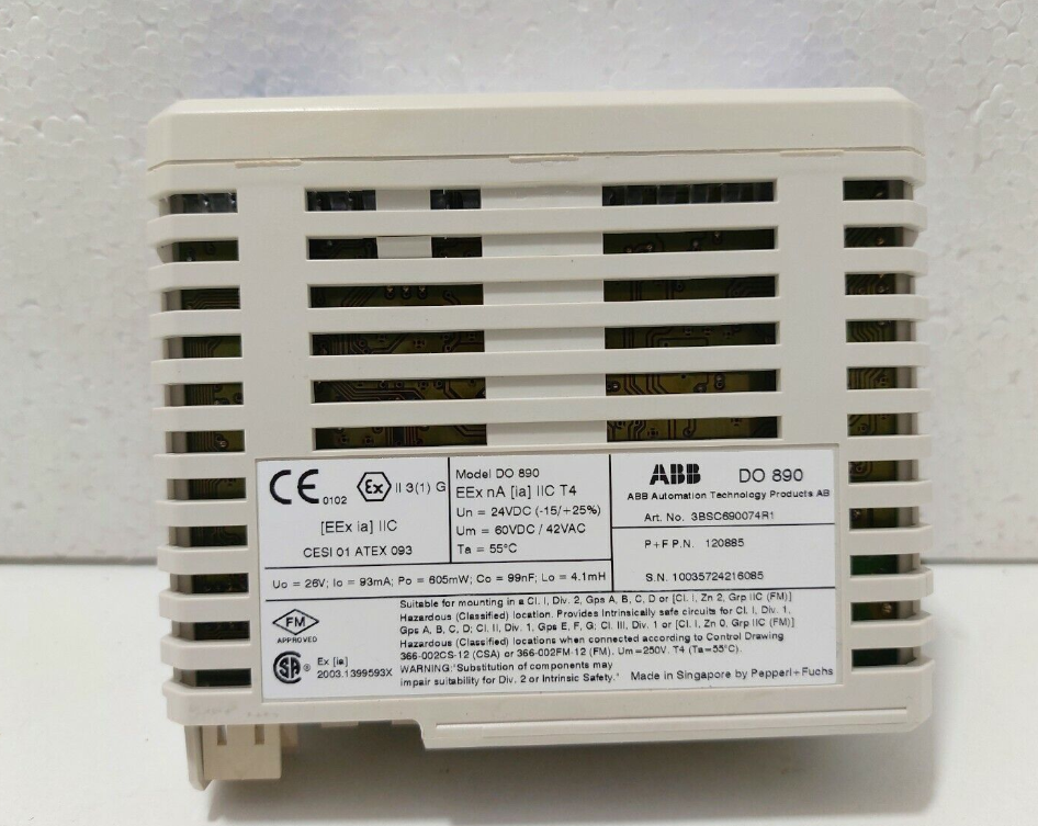 abb-291 "ABB DO890 Digital Output Module for industrial automation systems"