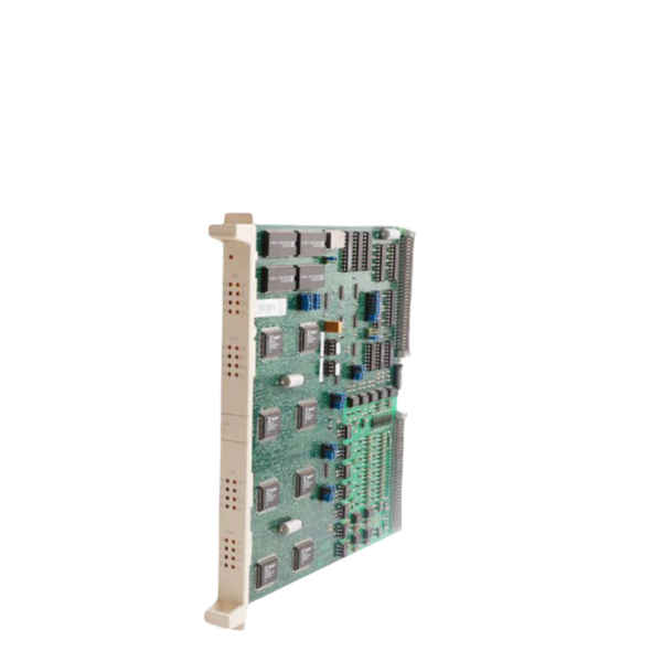 ABB 57160001-ADF DSDP 170 Pulse Counting Board – front view with labeled input terminals and circuitry.