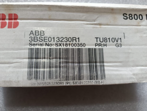 ABB TU810V1 Compact Module Termination Unit – Efficient and space-saving solution for reliable I/O system integration.