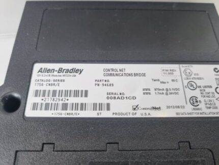 Buy Allen Bradley 1756-CNBR SER E ControlNet Redundant Bridge Module in Stock