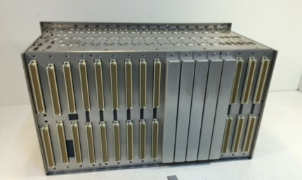 Bently Nevada 3500/05-01-02-00-00-01 system rack with 14 module slots for industrial monitoring