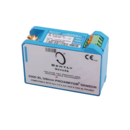 Bently Nevada 330180-50-CN proximity sensor for industrial vibration monitoring.