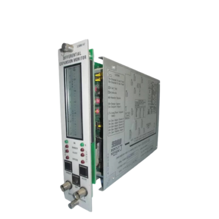 Bently Nevada 3300/47-XX-03-01-00 Differential Expansion Monitor for turbine expansion measurement.