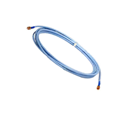 Bently Nevada 330101-085-00-00 proximity probe for vibration and position monitoring on fluid-film bearing machines.