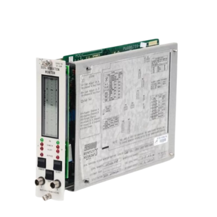 Bently Nevada 3300/16 dual vibration and gap monitor for rotating machinery
