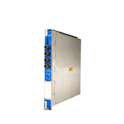 Bently Nevada 138700-01 I/O module for 3500/42 system used in absolute shaft position monitoring.