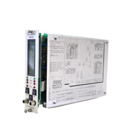 Bently Nevada 3300/16-13-01-00-00-00-00 dual vibration XY/GAP monitor for industrial machinery protection.