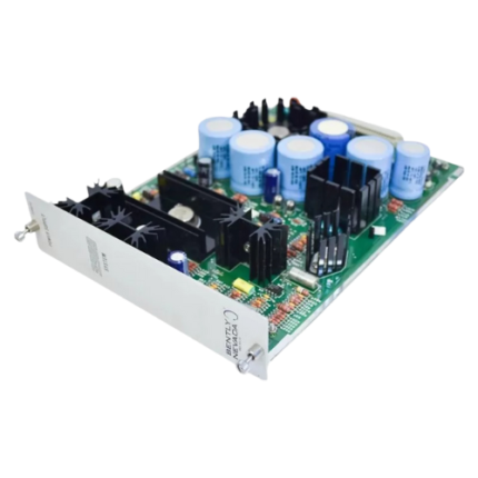 Bently Nevada 3300/12-01-20-01 Power Supply unit for vibration monitoring systems in industrial racks.