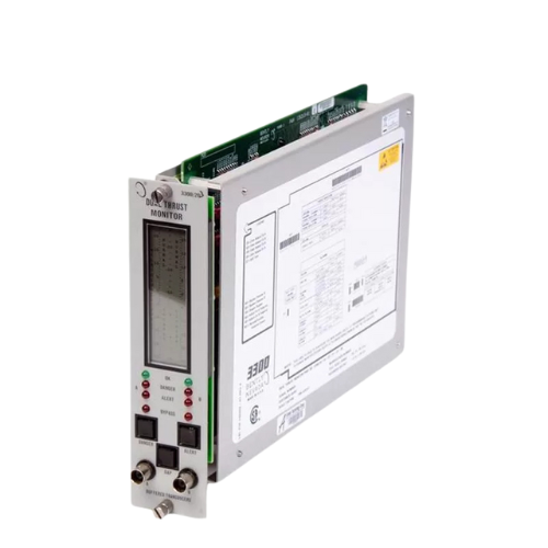 Untitled design (95) Bently Nevada 3300/20-11-01-01-00-02 Dual Thrust Position Monitor for axial shaft movement detection.
