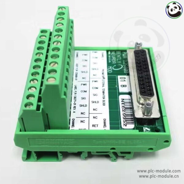 Bently Nevada 125808-01 I/O module for 3500 series industrial monitoring systems.