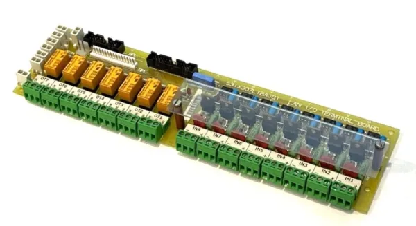 Unused 531X307LTBAKG1 I/O Board – Terminal Section Close-Up